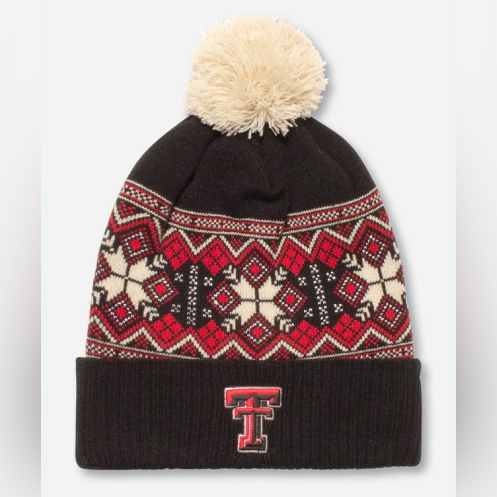47 Brand Texas Tech Black Fair Isle Beanie​